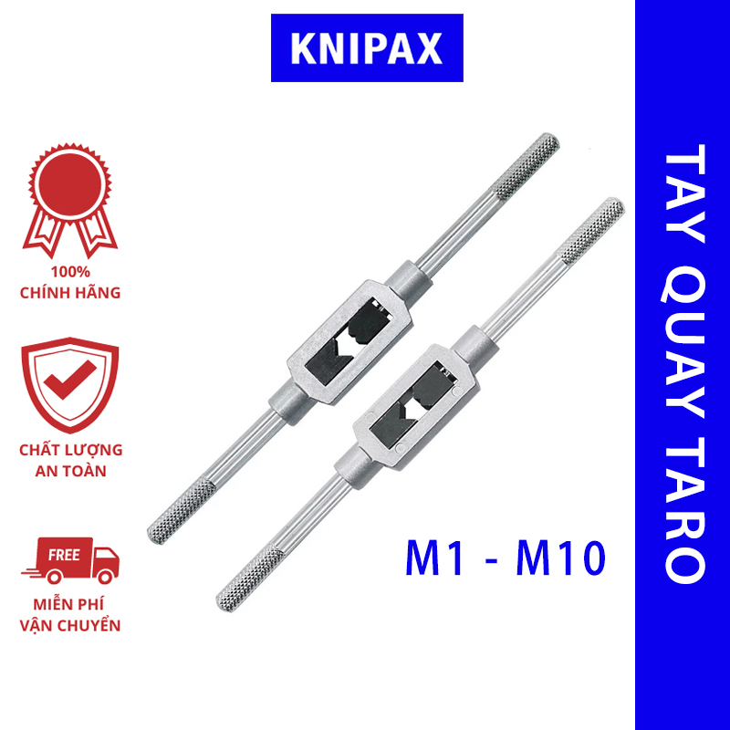 Tay quay taro cầm tay, tay quay taro dùng kẹp mũi taro m1-m10 -k1848