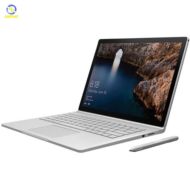 Microsoft surface book 2 nhập khẩu mỹ| 13.5'' core i5/i7 8350u ram 8gb+ 16g ổ ssd 256gb + 512gb kèm dock phím sạc tại playmobile