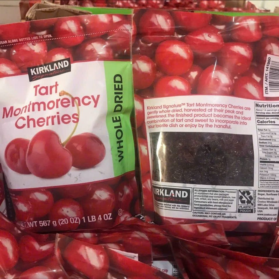 Cherry sấy khô Kirkland 567gr Mỹ - Date T7/2024