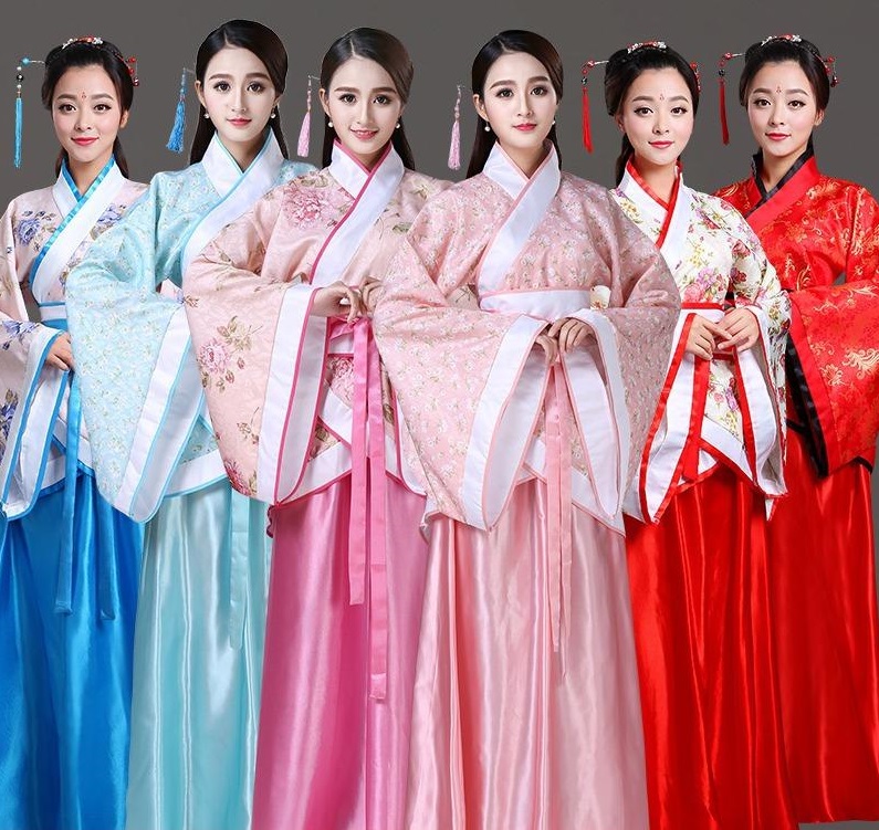 Hán phục cổ trang Trung Hoa cổ xưa set 6 món S1050