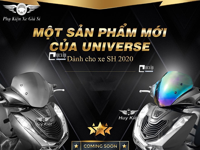 Mão Chắn Gió Xe SH 2020 Nano Titan 7 Màu MS3577