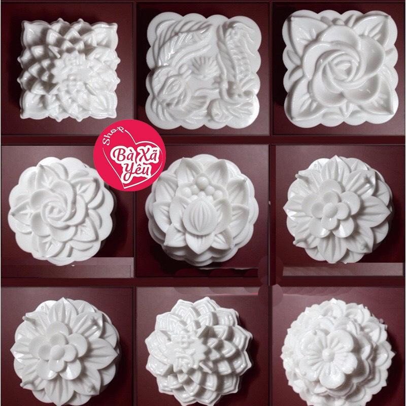 Combo 9 khuôn bánh trung thu , rau câu 3D