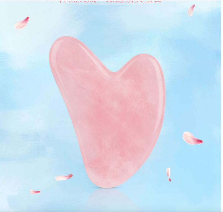 Đá Guasha Massage mặt bằng thạch anh, giúp thư giãn, trẻ hóa làn da