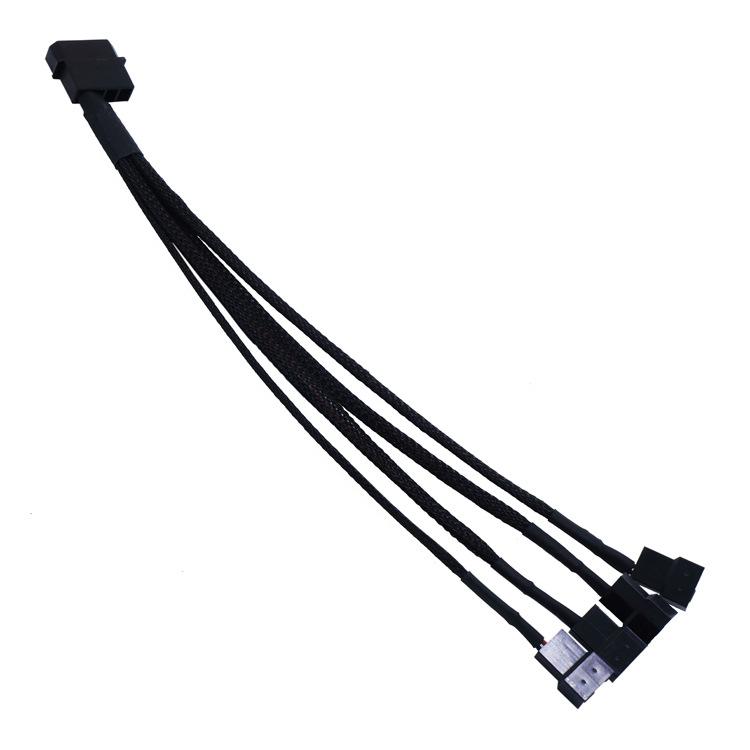 Dây cáp Molex to 4pin 1 ra 4 [Thermalvn] - Dùng được cho chân 3pin và 4pin, hỗ trợ cắm nguồn psu