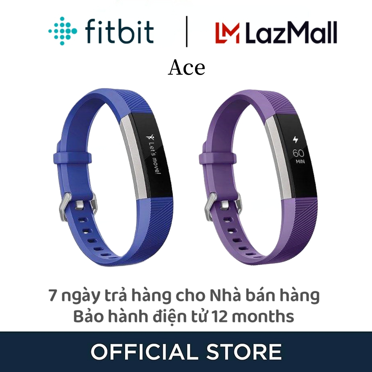 【48 giờ vận chuyển 100% Chính hãng Fitbit Ace Fitness Activity Tracker Smart Watches For Kids Aged 8 And For Men And Women Couple Watches