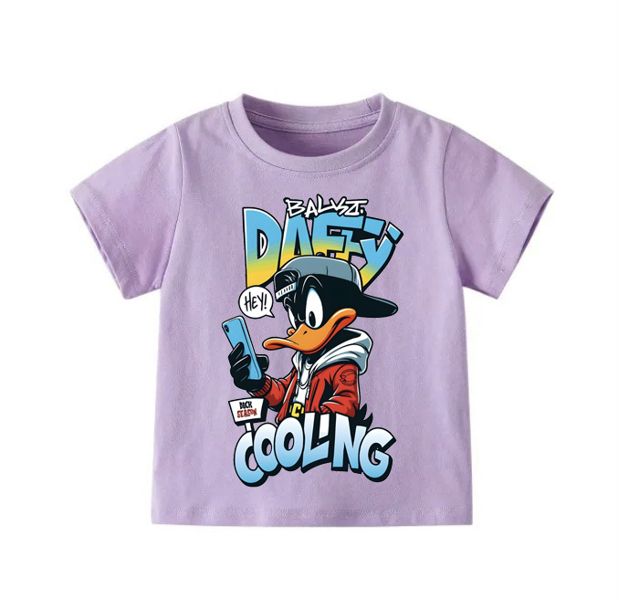👕 Áo Thun Bé Gái mềm mịn thoáng mát in hình dễ thương 👕 AT803