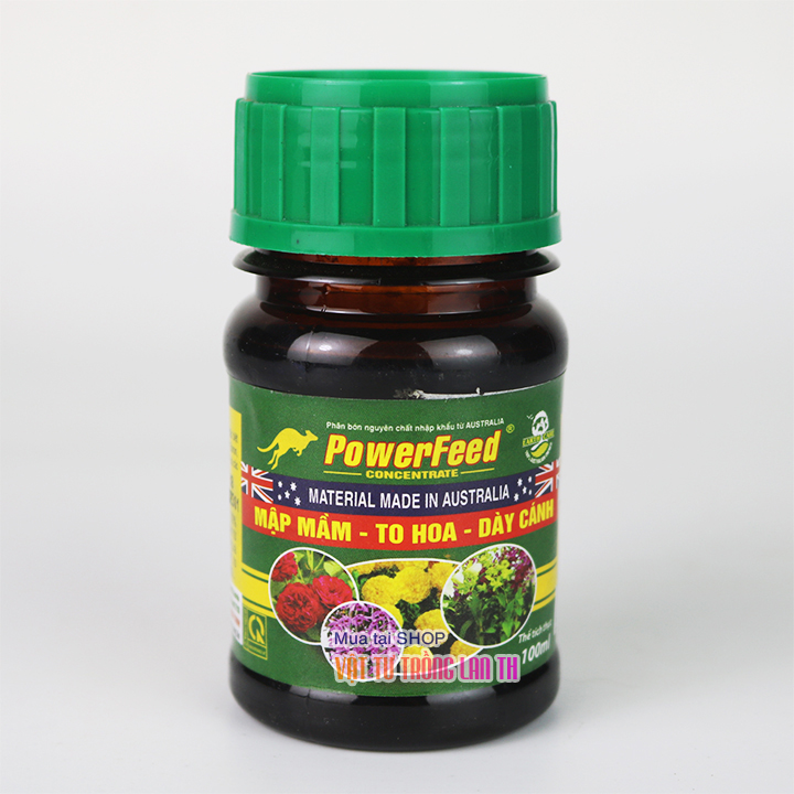 Phân bón kích mầm mập, hoa to, đày cánh PowerFeed - Lọ 100ml