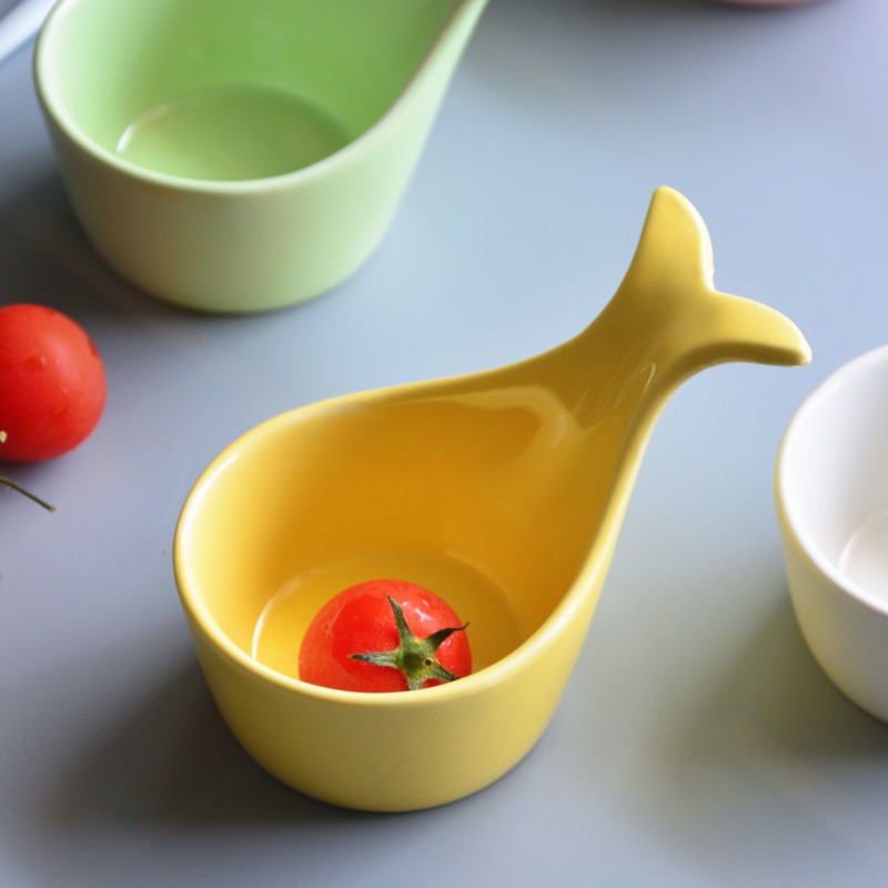 Bát ăn dặm cho bé, bát ăn dặm hình đuôi cá xinh xắn