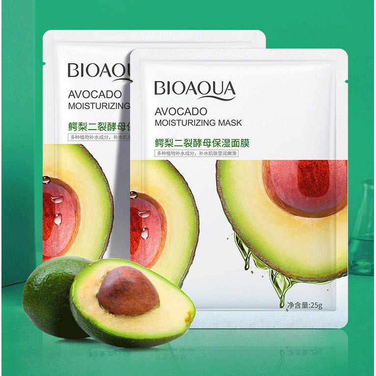 Mặt Nạ Bơ Bioaqua giảm mụn và dưỡng trắng sáng da hiệu quả