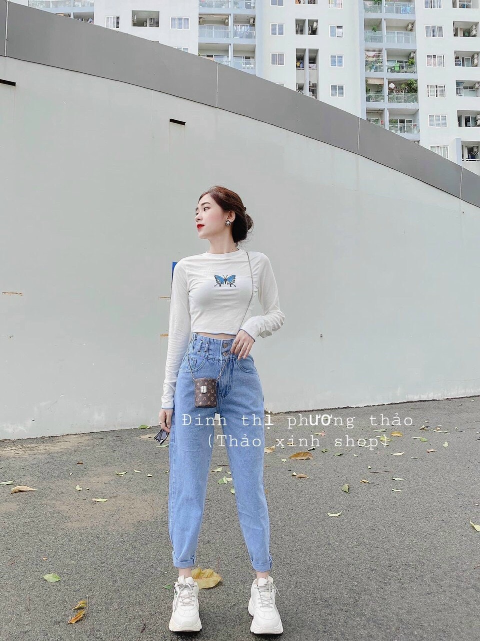 [HCM]baggy jean nữ quần baggy nữ thiết kế mới lạ độc đáo bắt mắt hợp thời trang Binstore94 ks077