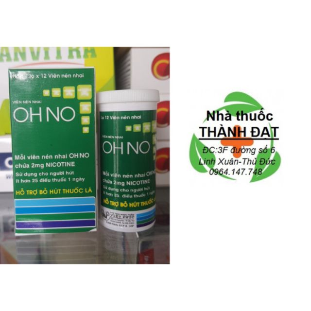 1 lọ 12 viên nhai OHNO