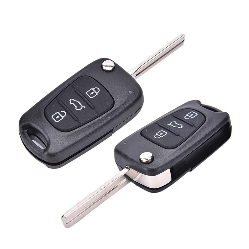 【Flash Sale】Remote Folding Key Shell Case 3 Buttons Fob For Hyundai I20 I30 IX35 I35 Uncut