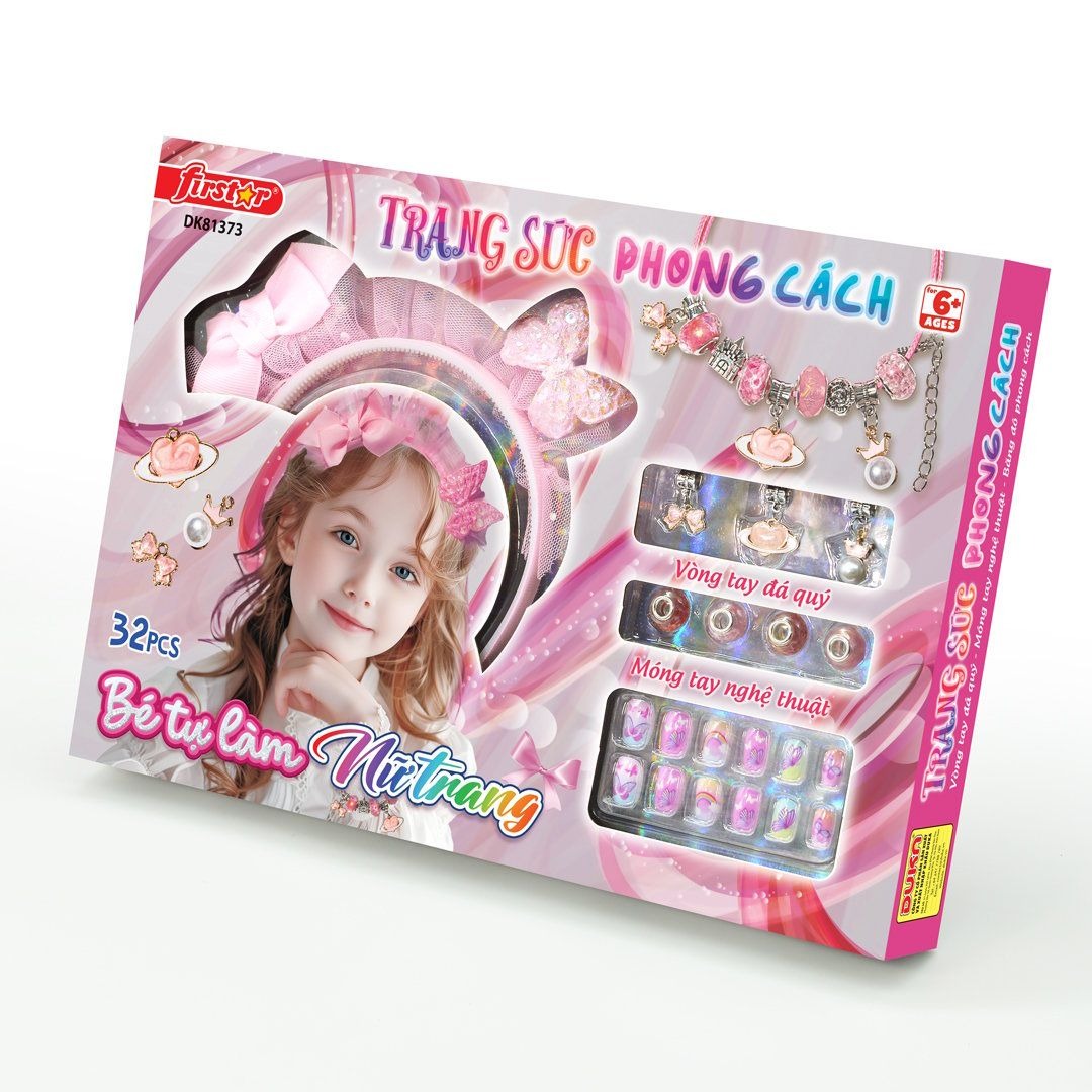 Đồ Chơi DUKA: Bé Tự Làm Nữ Trang - Trang Sức Phong Cách (DK81373)