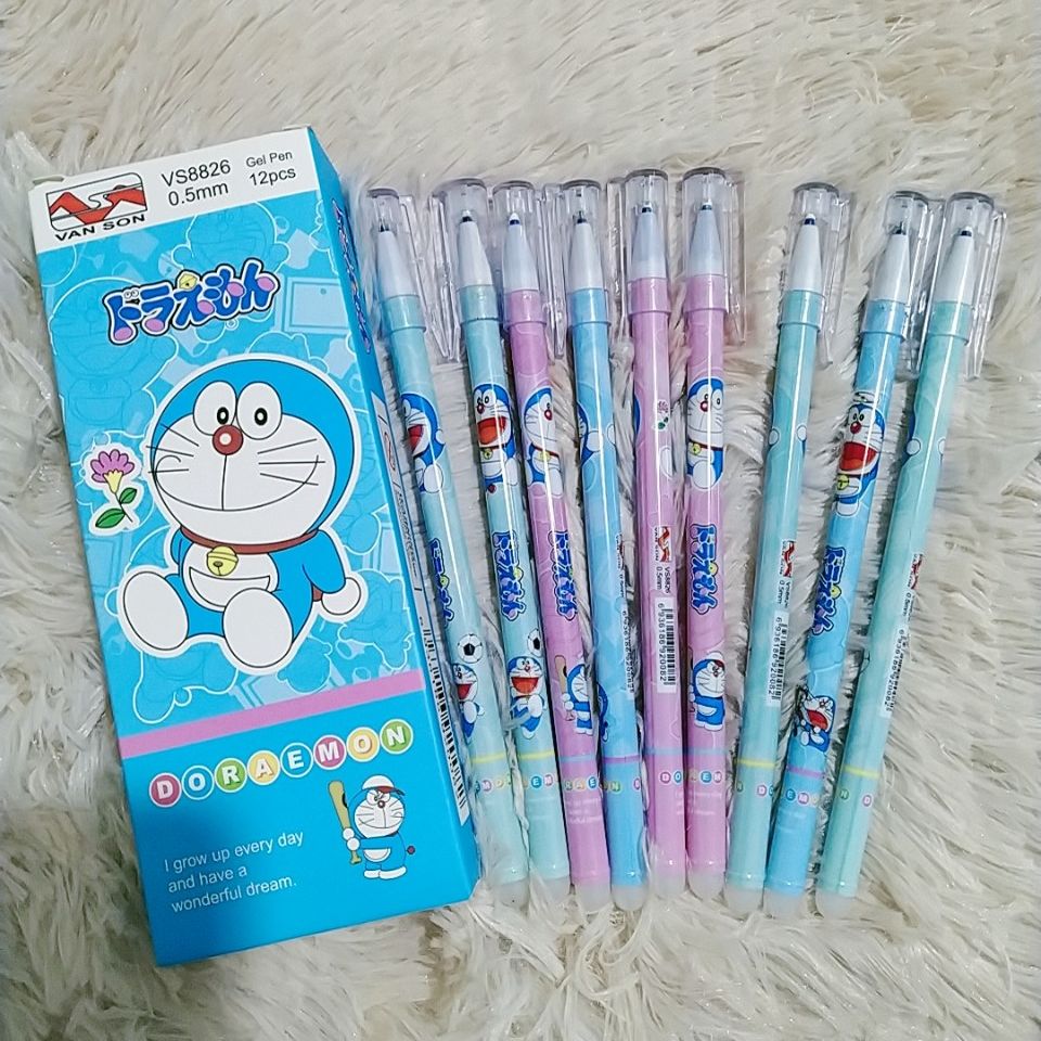 Bút mực xóa được doremon màu mực xanh