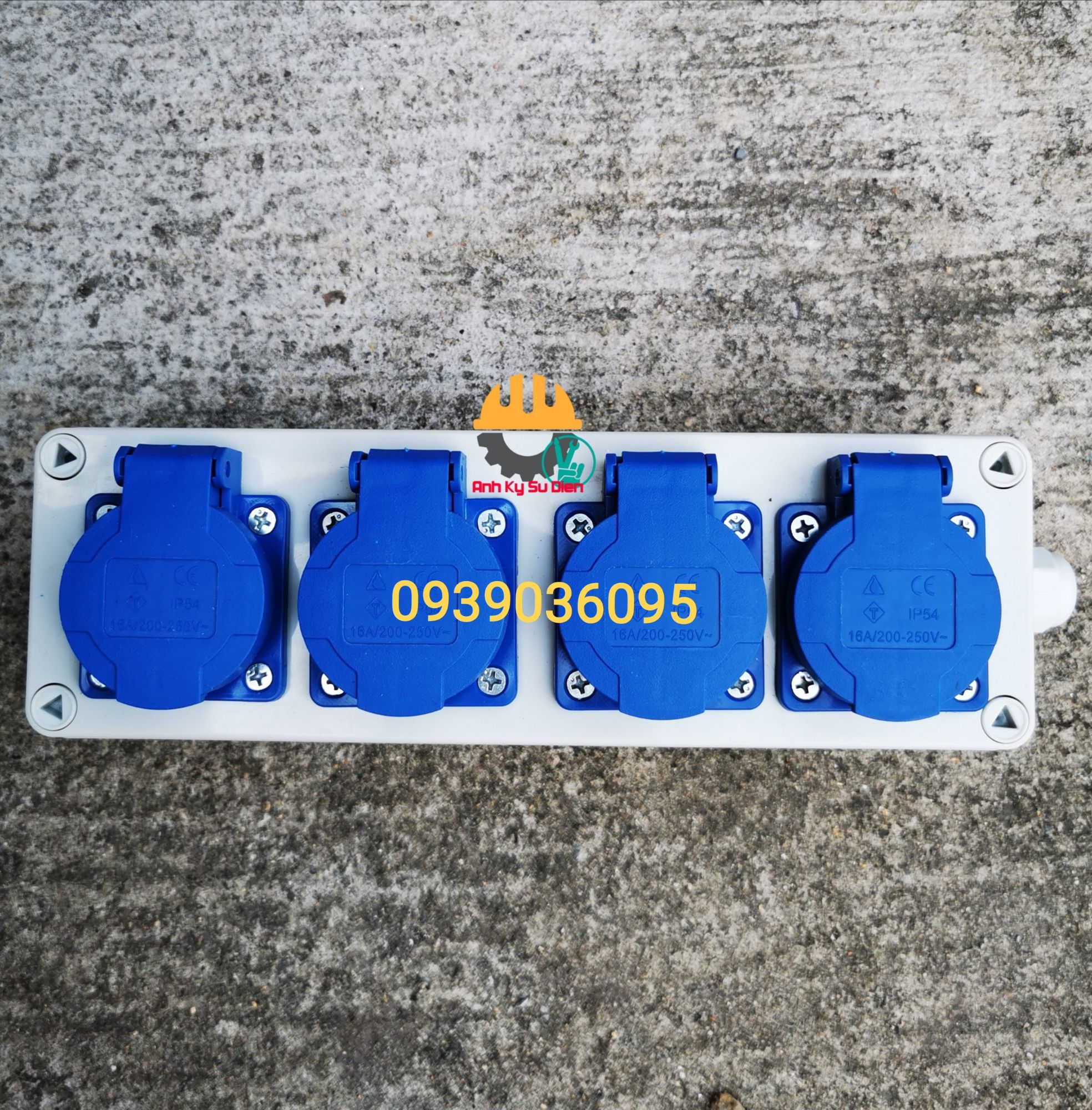 Ổ cắm điện ngoài trời - bộ chia nguồn điện ngoài trời chống nước pce schuko 16a