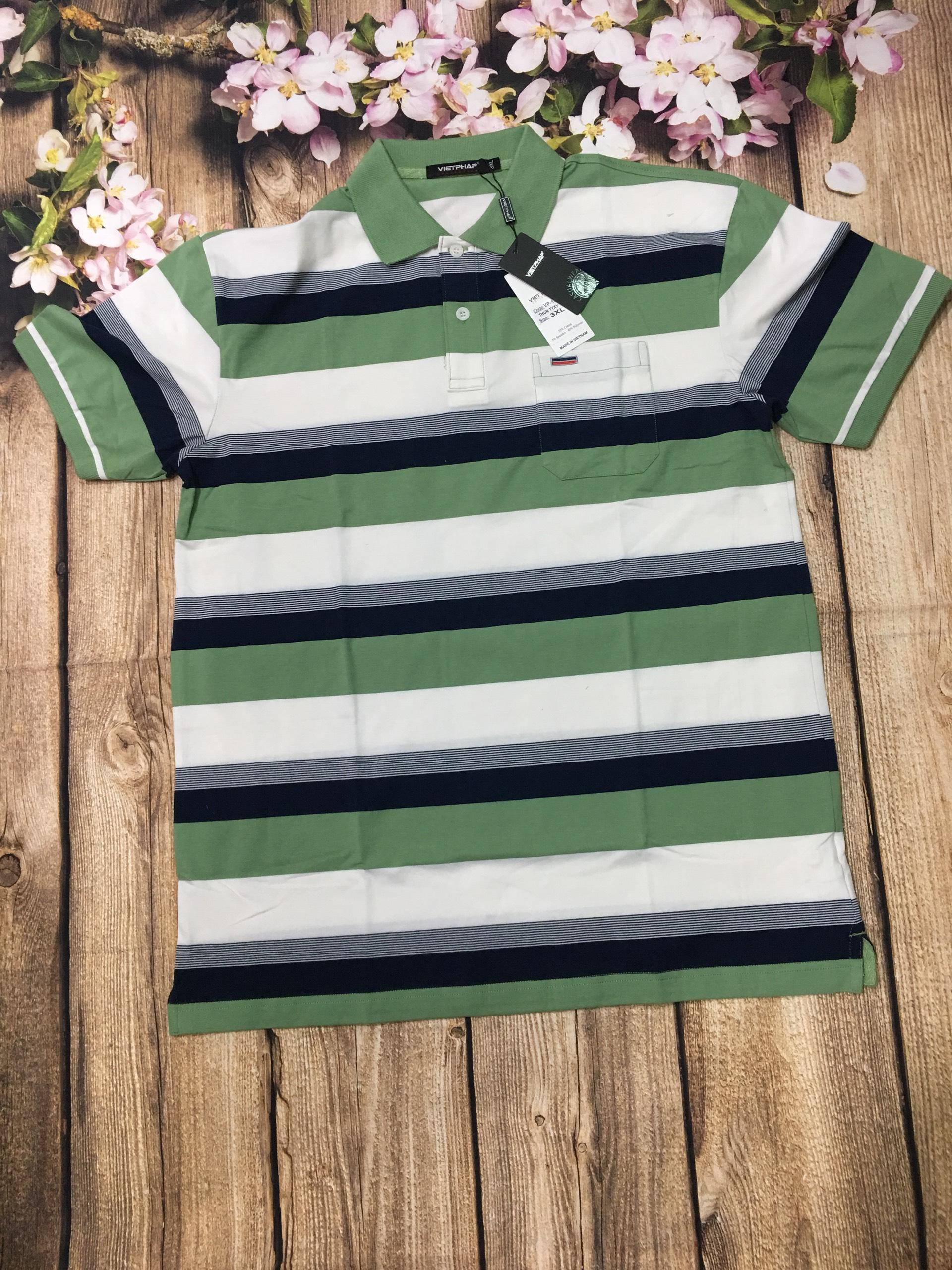 [HCM]ÁO THUN NAM TRUNG NIÊN BIG SIZE 100KG HÀNG VIỆT PHÁP  HÌNH THẬT 100%