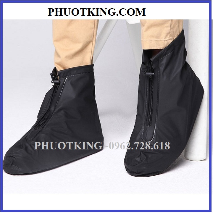 Ủng bọc giầy đi mưa H512 Sử dụng nhiều lần ( Size theo cỡ giầy - Cổ ngắn)