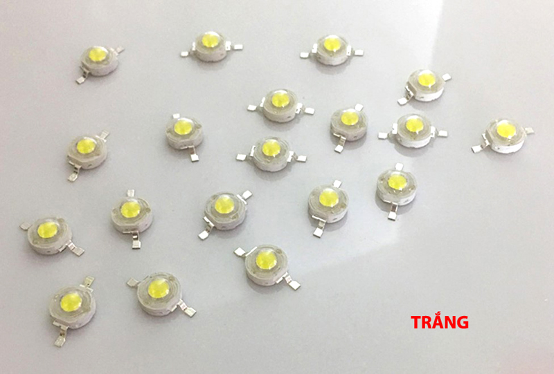 Bộ 10 chip Led Luxeon 1W - đèn led nhiều màu