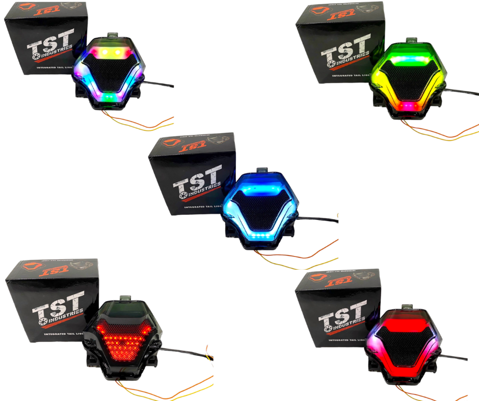 Đèn Lái Hậu TST Exciter 150 Chuyển 7 Chế Độ kèm hiệu chỉnh bằng Remote