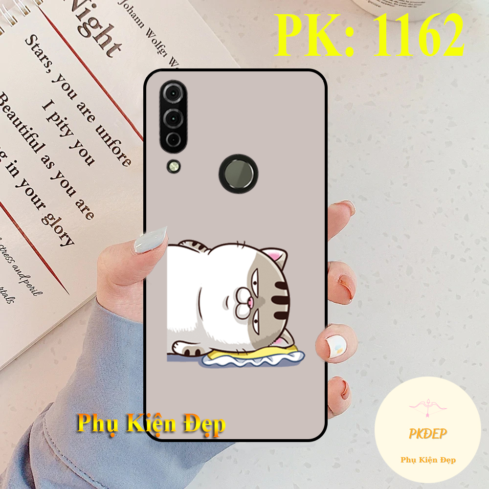 [HCM]Ốp lưng Vsmart Joy 3 dẻo đen  in hình chú mèo con lòi lỏm