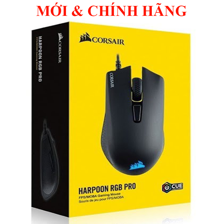 Chuột game Corsair Harpoon RGB PRO Corsair Katar Pro- Độ chính xác cao & bền lâu\ Razer DeathAdder Essential