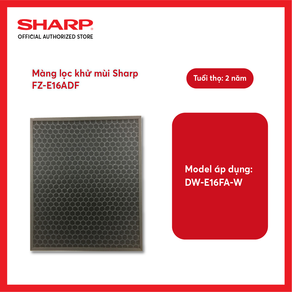 Bộ Lọc Khử Mùi Sharp FZ-E16ADF