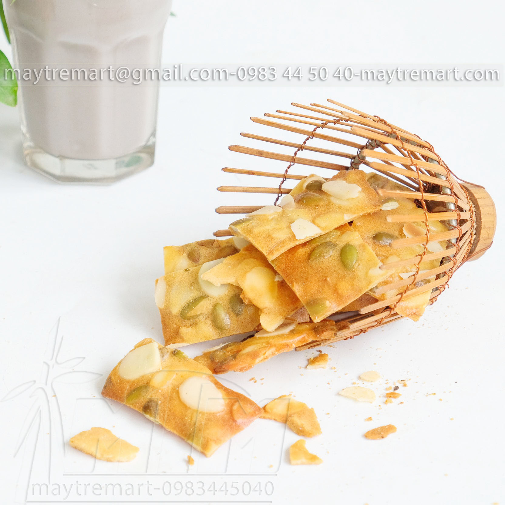 Giỏ tre nơm tre nhí / Phụ kiện trang trí