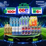 [SALE 15.6] Lốc 6 Nước giải khát đủ loại (Trà, Nước Tăng Lực, Nước ngọt Có Ga, Nước Điện Giải)