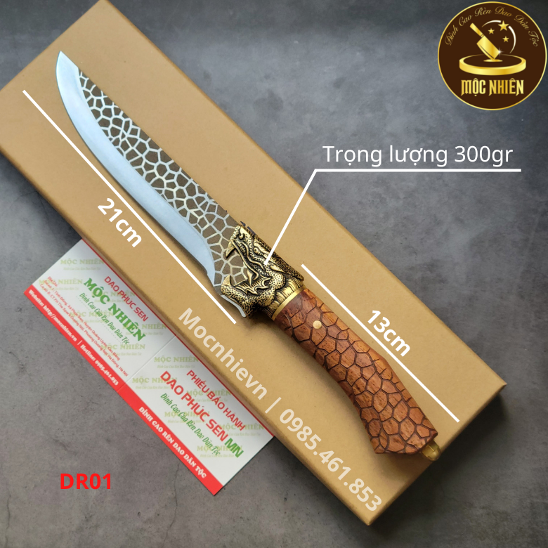 Dao dragon cực chất - mộc nhiên phúc sen - mã dr01