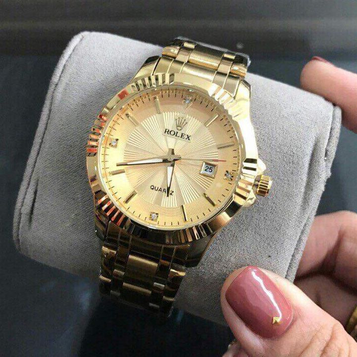 Đồng hồ nam rolex dây kim loại sang trọng, đồng hồ nam đẹp, dong ho nam giá rẻ