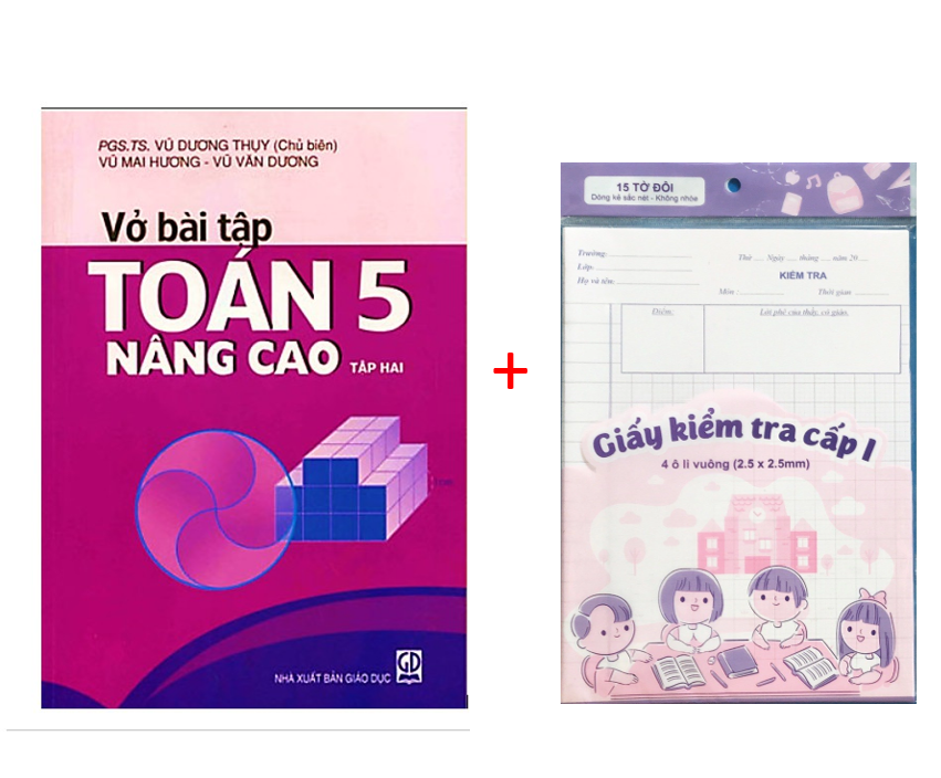 Sách - vở bài tập toán nâng cao lớp 5 - tập 2