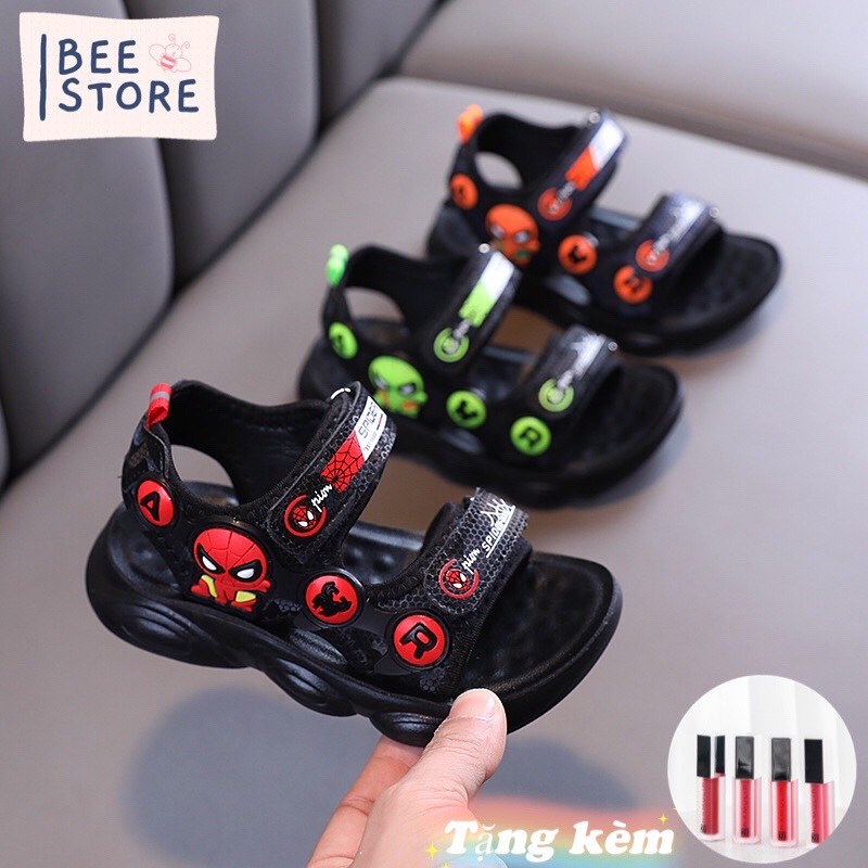 Giày sandal siêu nhân ❤️𝐓ặ𝐧𝐠 𝐌ẹ 𝟏 𝐒𝐨𝐧 𝐇à𝐧 𝐐𝐮ố𝐜❤️ siêu đẹp cho bé trai hàng vnxk - chống trượt an toàn cho bé