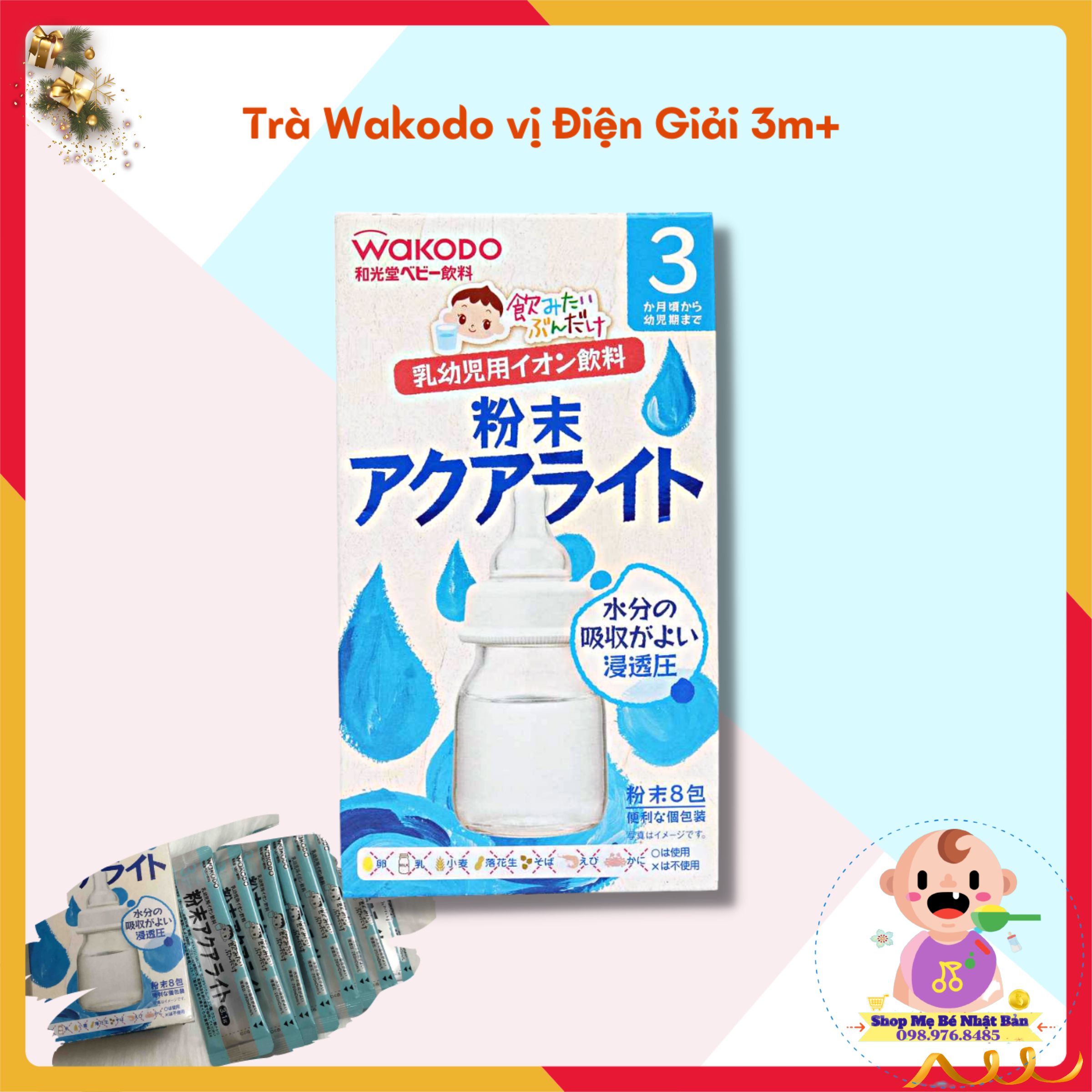 Trà Wakodo Thanh Nhiệt Nhật Bản - Điện giải 3m+