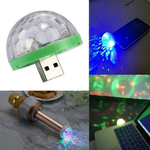ĐÈN LED USB 7 MÀU CHỚP THEO NHẠC