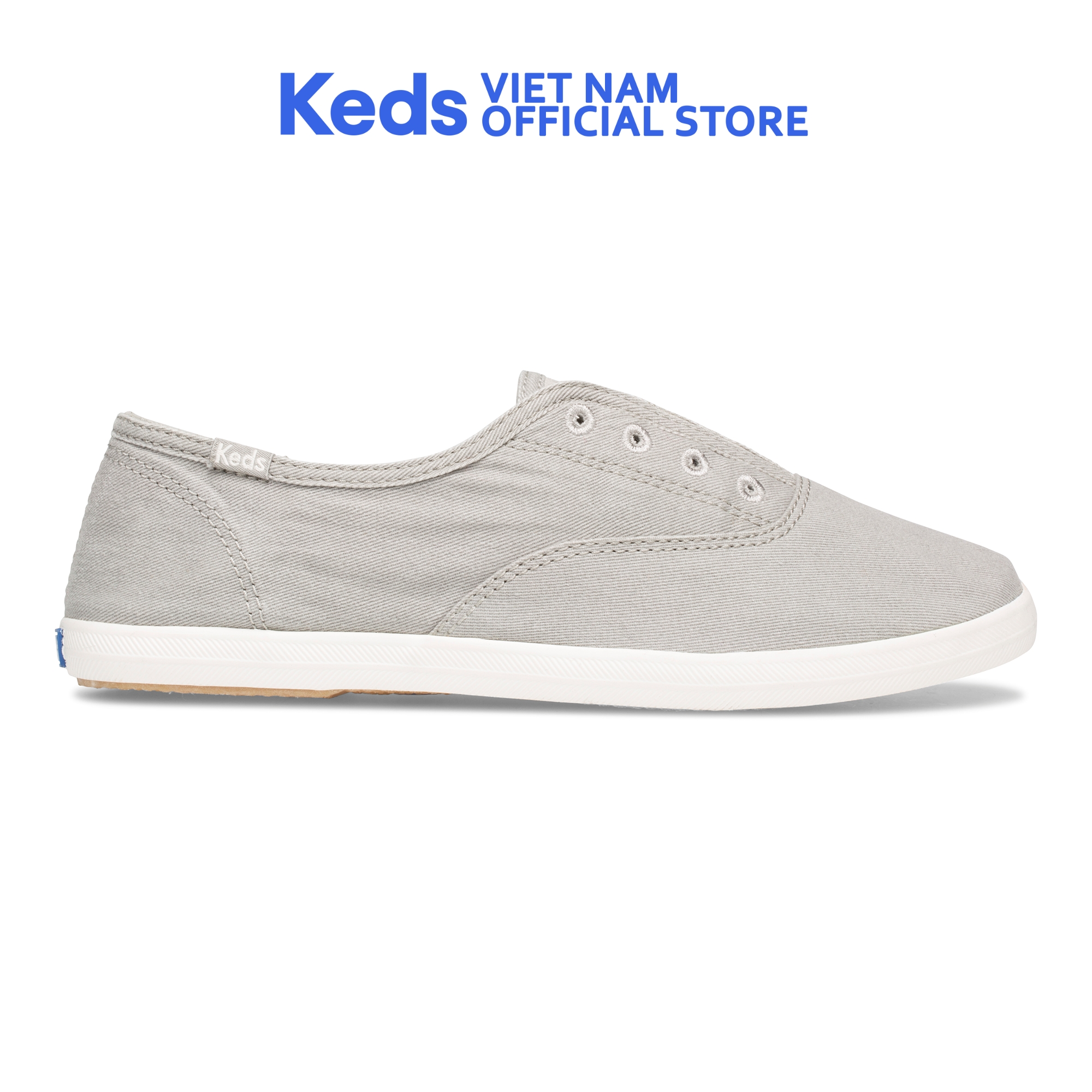 Giày keds nữ- chillax twill drizzle grey- kd052510