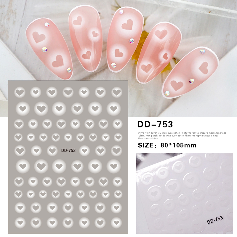 Sticker nail dặm ombre