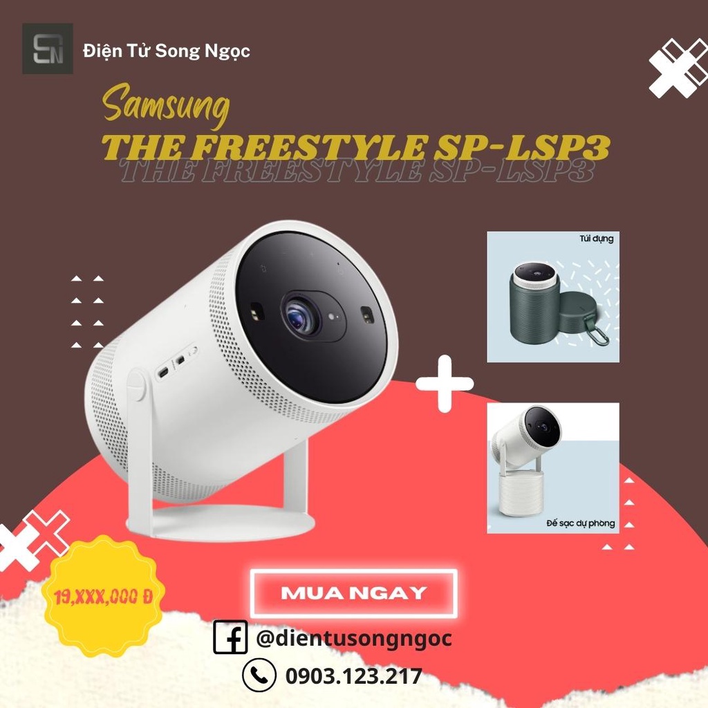 Máy chiếu the freestyle sp-lsp3 - hàng trọn bộ phụ kiện