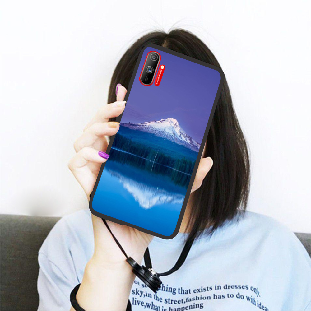 [HCM]Ốp lưng iCase dành cho Realme C3 viền dẻo TPU BST Phong Cảnh Thiên Nhiên