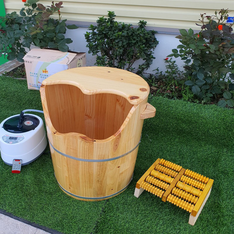 Thùng gỗ xông chân gỗ thông,thùng gỗ ngâm chân , chậu ngâm chân bằng gỗ