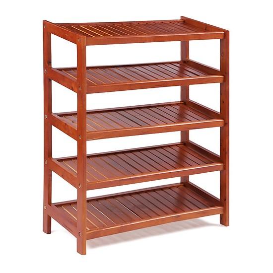Kệ giày dép gỗ 5 tầng ngang 60