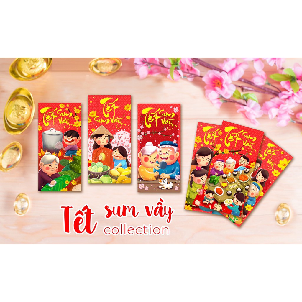 100 bao lì xì tết mẫu mới nhất