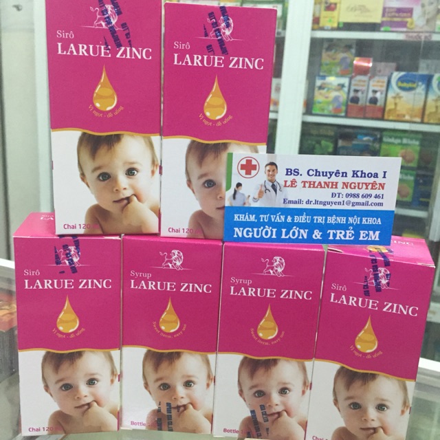[HCM](toa bác sĩ) Siro LARUE ZINC-bổ sung kẽm cho bé yêu