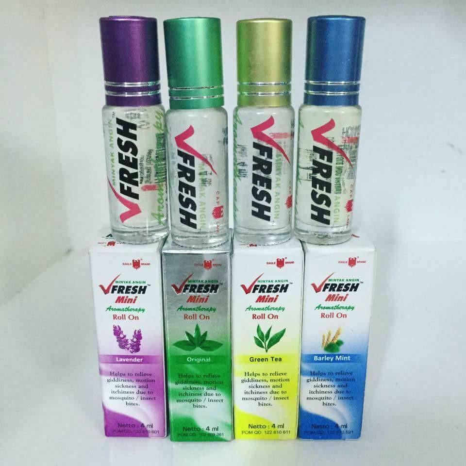 Dầu Gió tinh dầu thảo dược Vfresh 4ml các loại