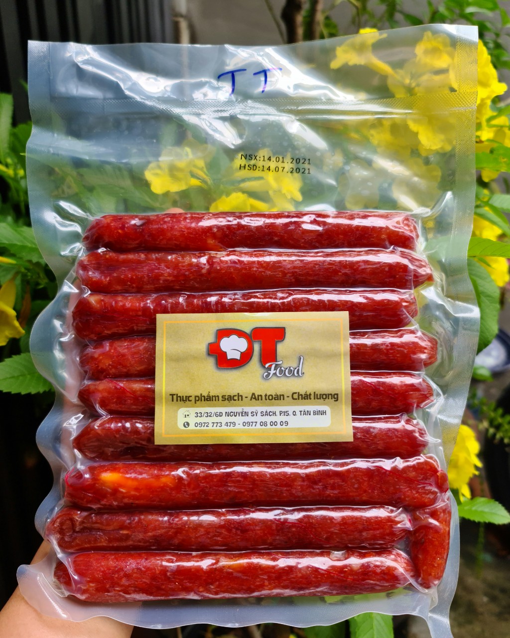 Lạp Xưởng Tôm Trứng Muối 500g