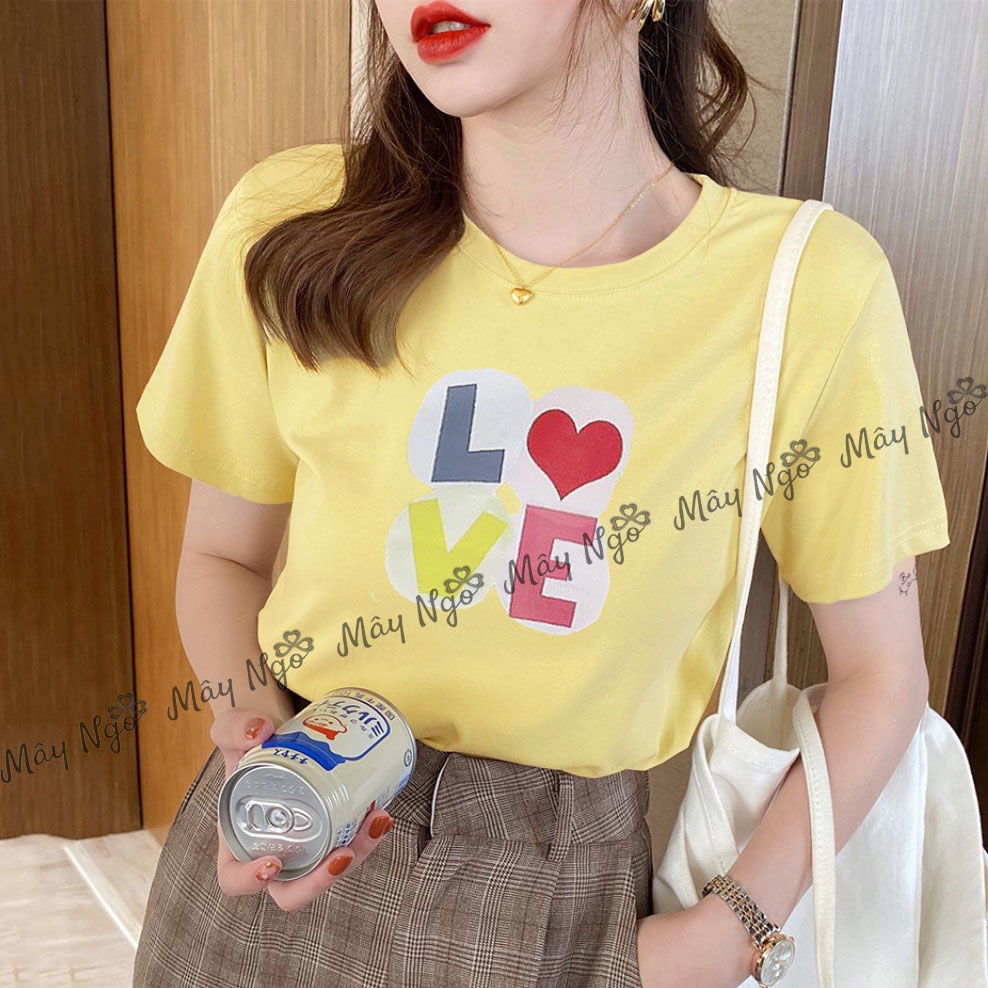 Áo thun nữ form ôm tôn dáng vải thun thái mềm mịn