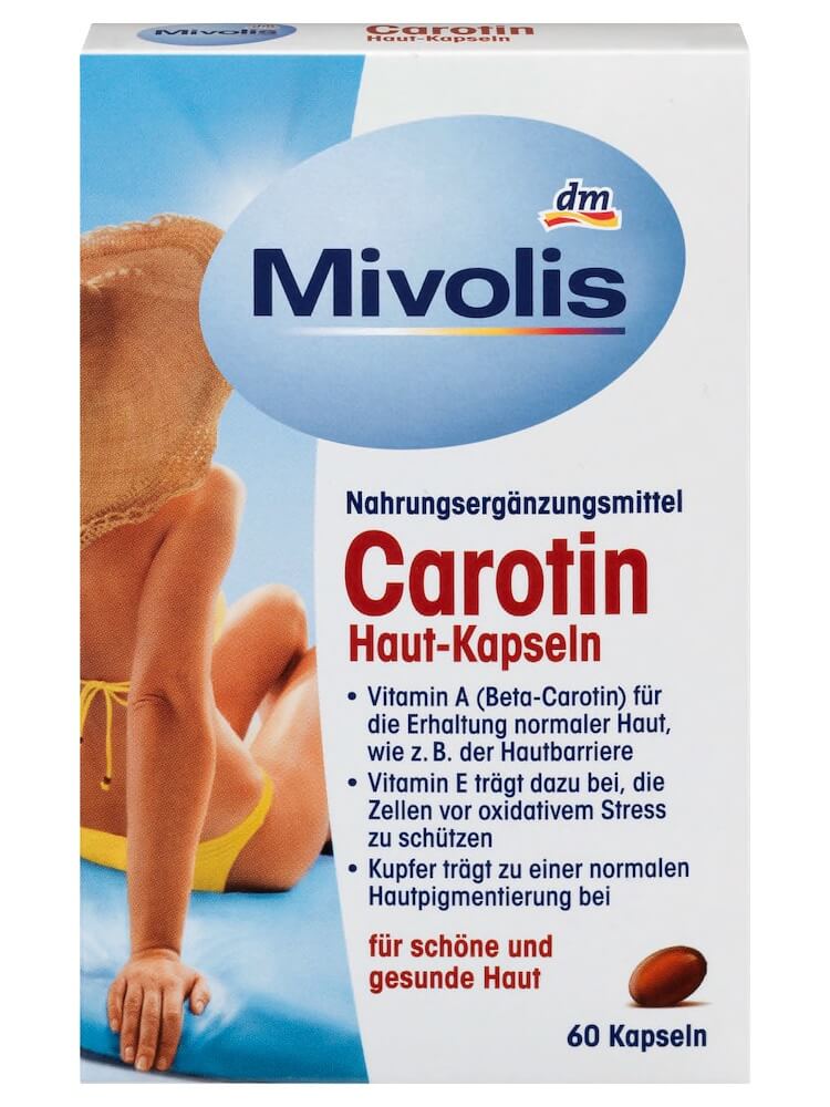 Viên uống chống nắng mivolis carotin đức - german corner hàng đức nội địa