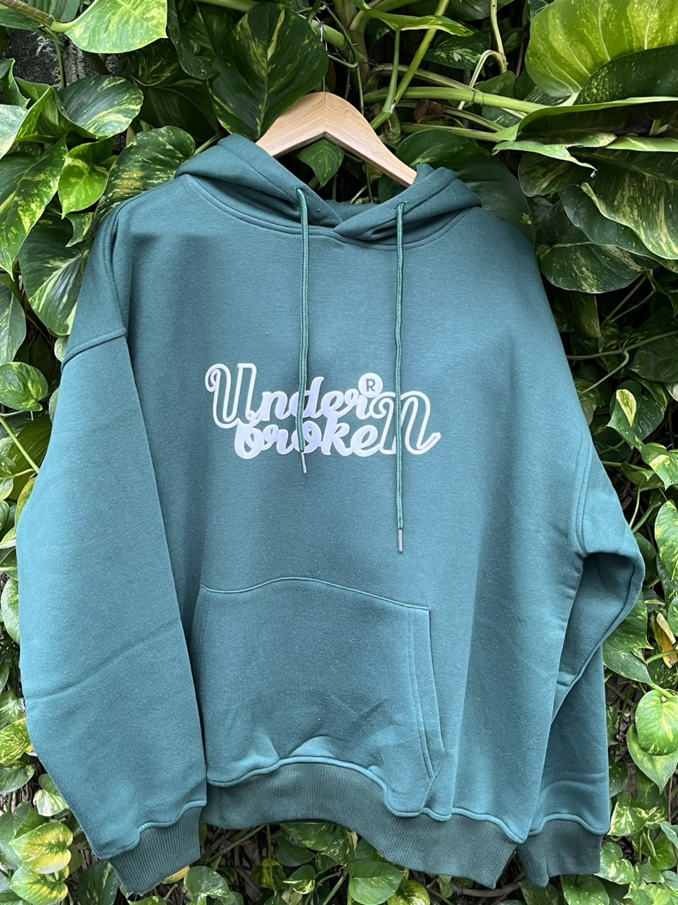 Áo khoác hoodie nam size lớn, bigsize 90 - 130kg - màu xanh n chữ Un de roro ken
