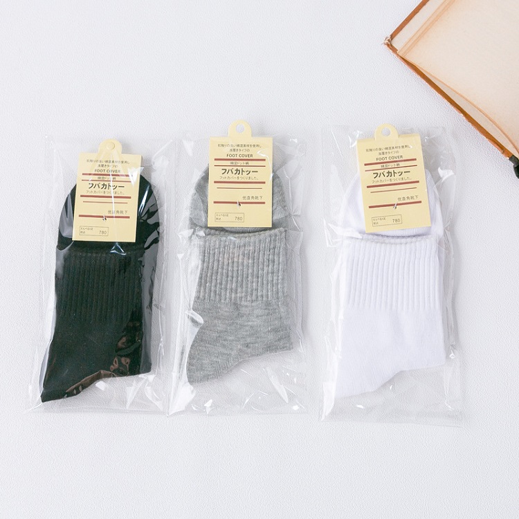 Tất vớ cổ cao ca03 basic trơn thời trang unisex nam nữ êm mềm thoáng khí