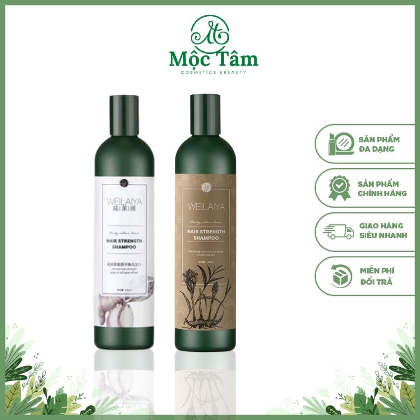 [Hàng Chính Hãng] Dầu Gội Gừng - Gừng Hà Thủ Ô WEILAIYA Hỗ Trợ Mọc Tóc Nhanh Giảm Rụng Tóc Dành Cho Tóc Dầu/Tóc Khô Gàu Ngứa - Mộc Tâm
