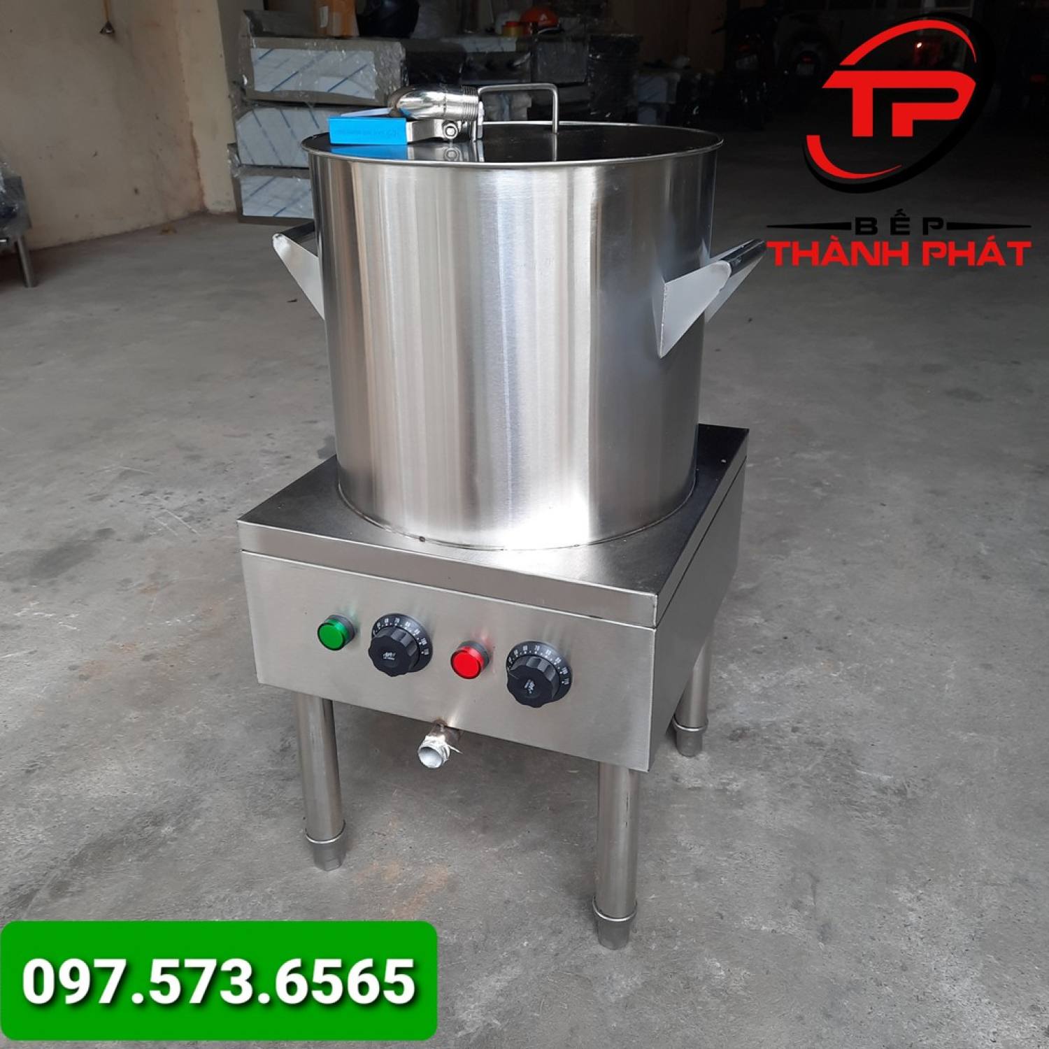 Nồi Nấu Phở Điện 30 lít | Thành Phát sản xuất các loại nồi nấu phở công nghiệp